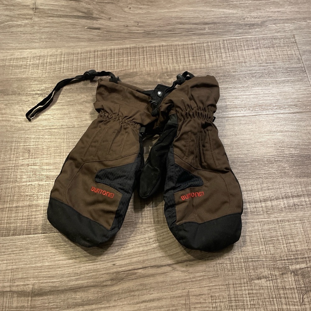 Brown Black Burton gloves